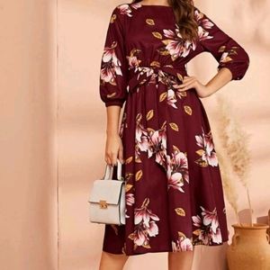 Floral Print Dress